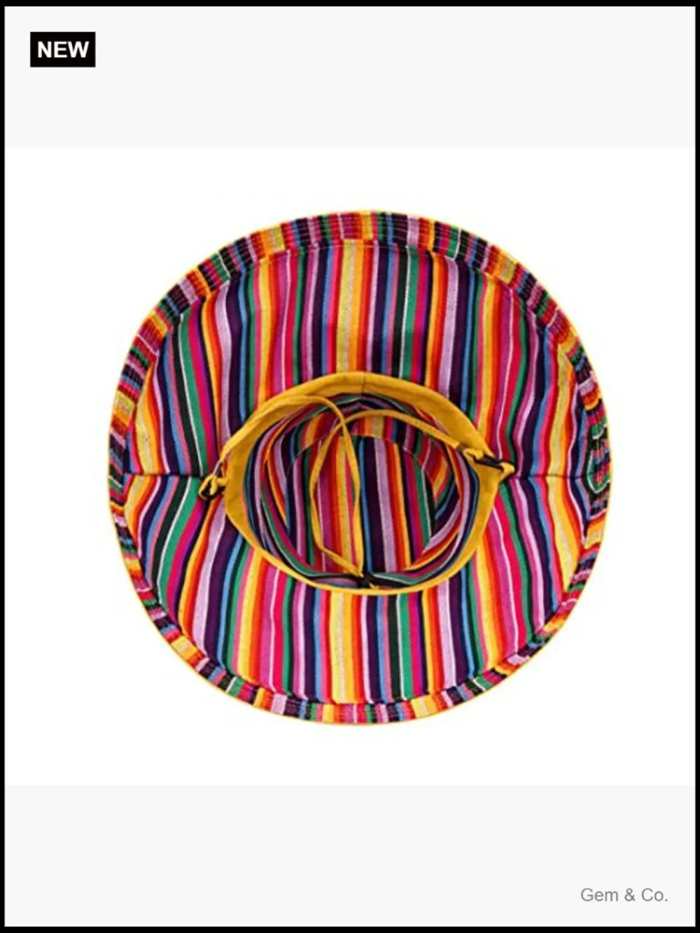 Wide Brim Sun Hat UPF 50+ Wired Edge Adjustable Chin Strap Packable